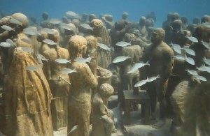 Подводные_скульптуры_Канкун_Мексика